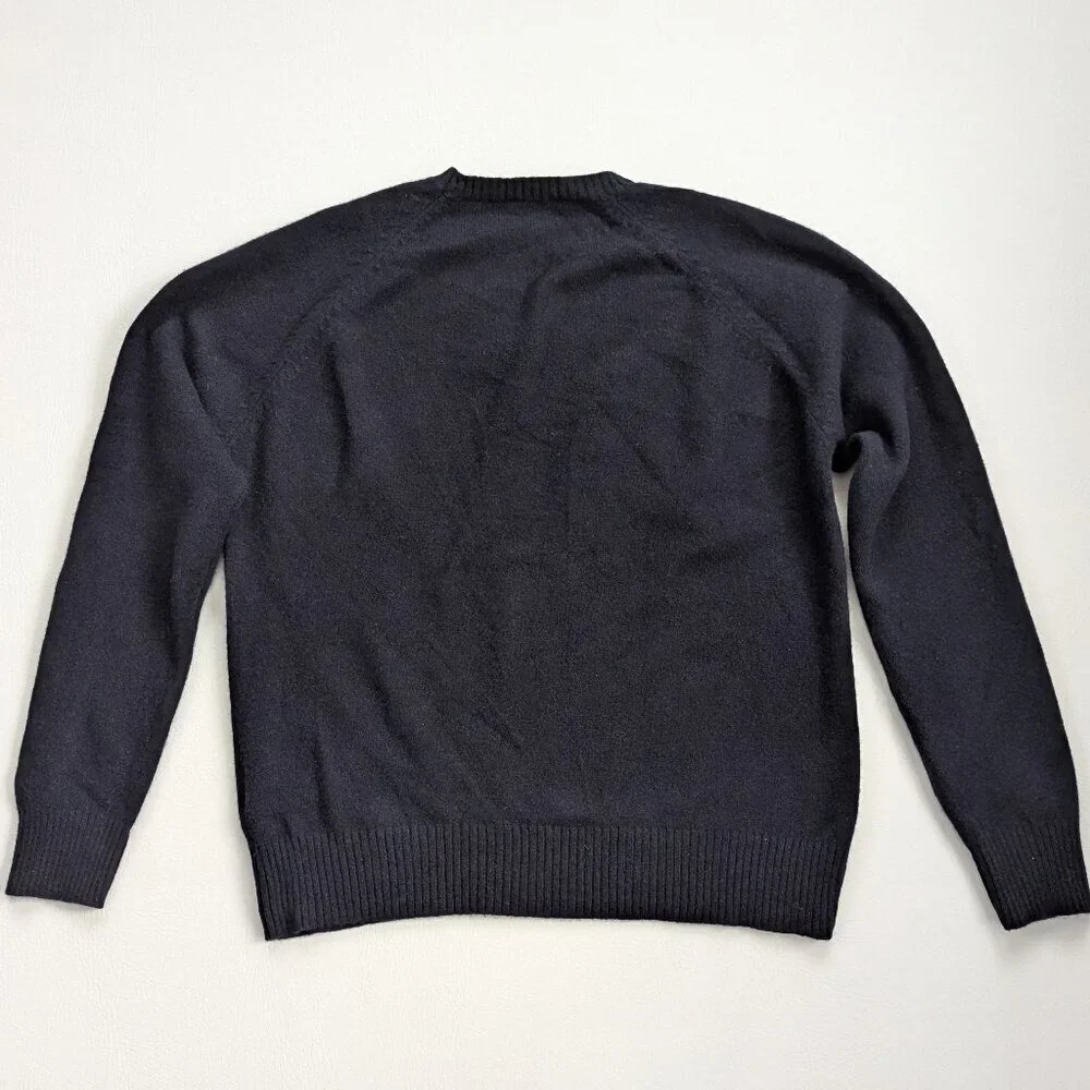 J. Crew 100% Lambs Wool Men's Navy Sweater Size XL